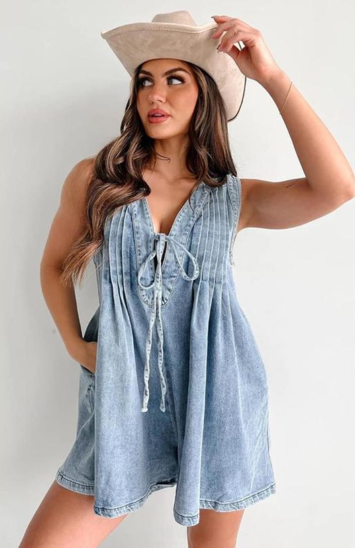 Sienna Denim Playsuit