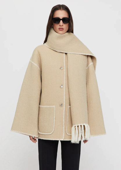 SilkLuxe Scarf Jacket