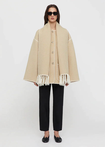 SilkLuxe Scarf Jacket