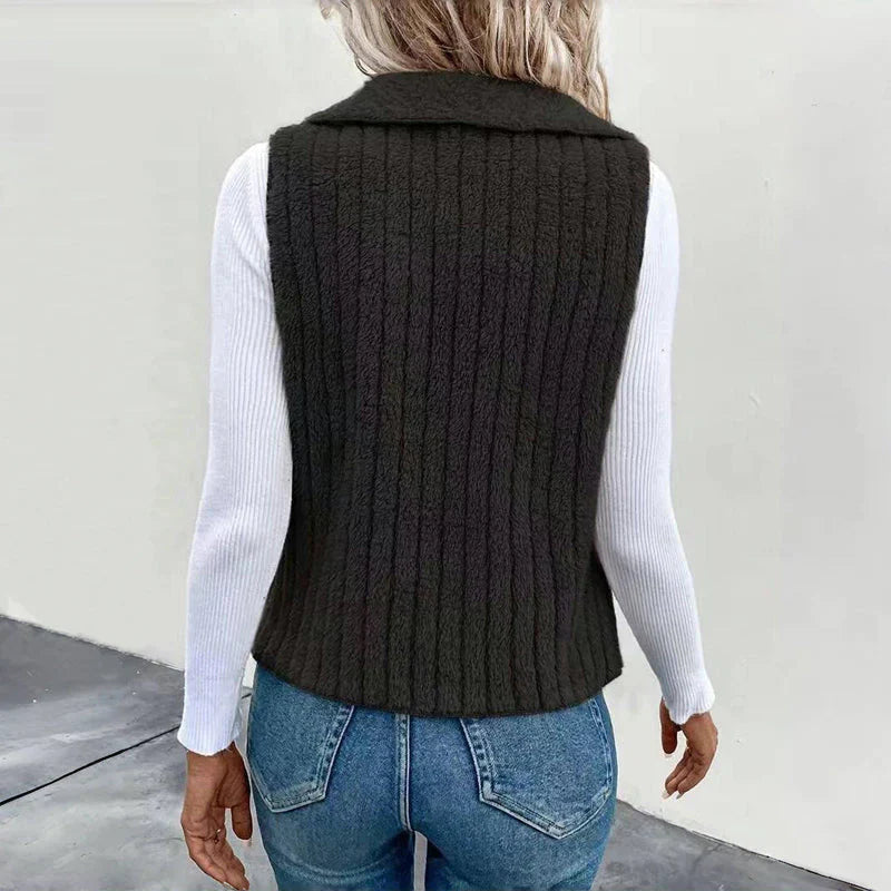 WarmWeave Knit Vest