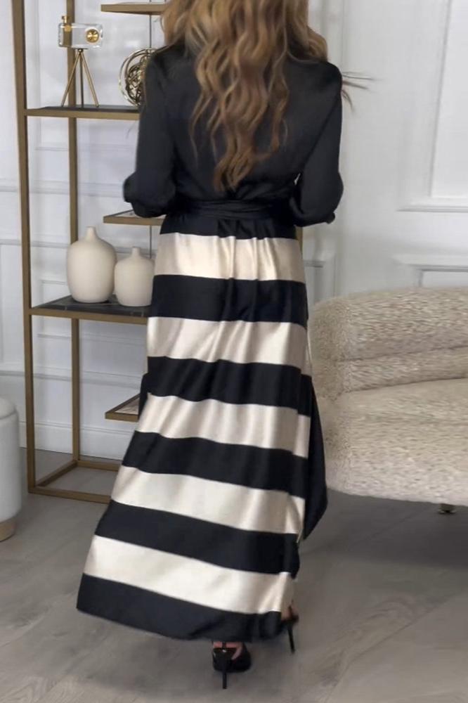 Stripes & Elegance Dress