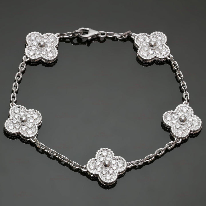 Full Diamante Silver Lindsay Bracelet