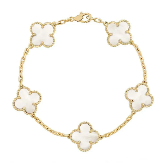 Pearl White Lindsay Bracelet