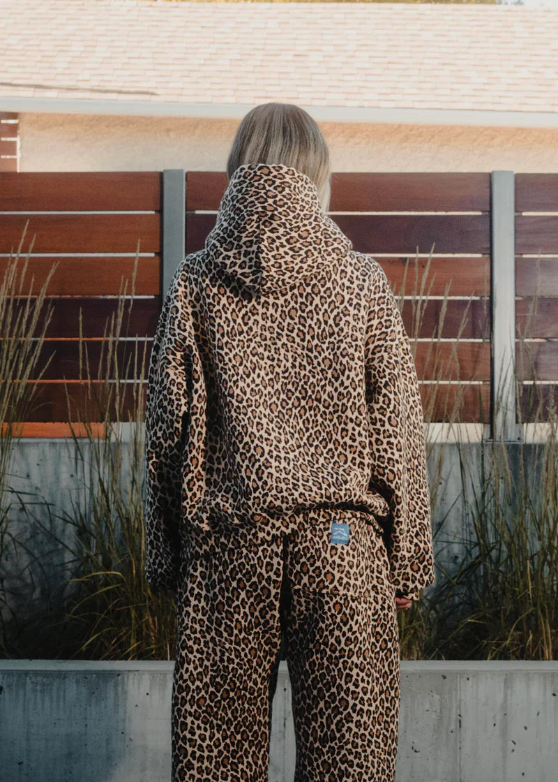 Unisex Wild Cheetah Print Hoodie