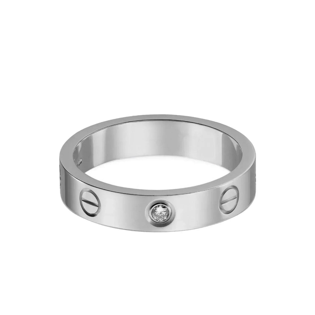 Bathy Diamond Ring - Silver