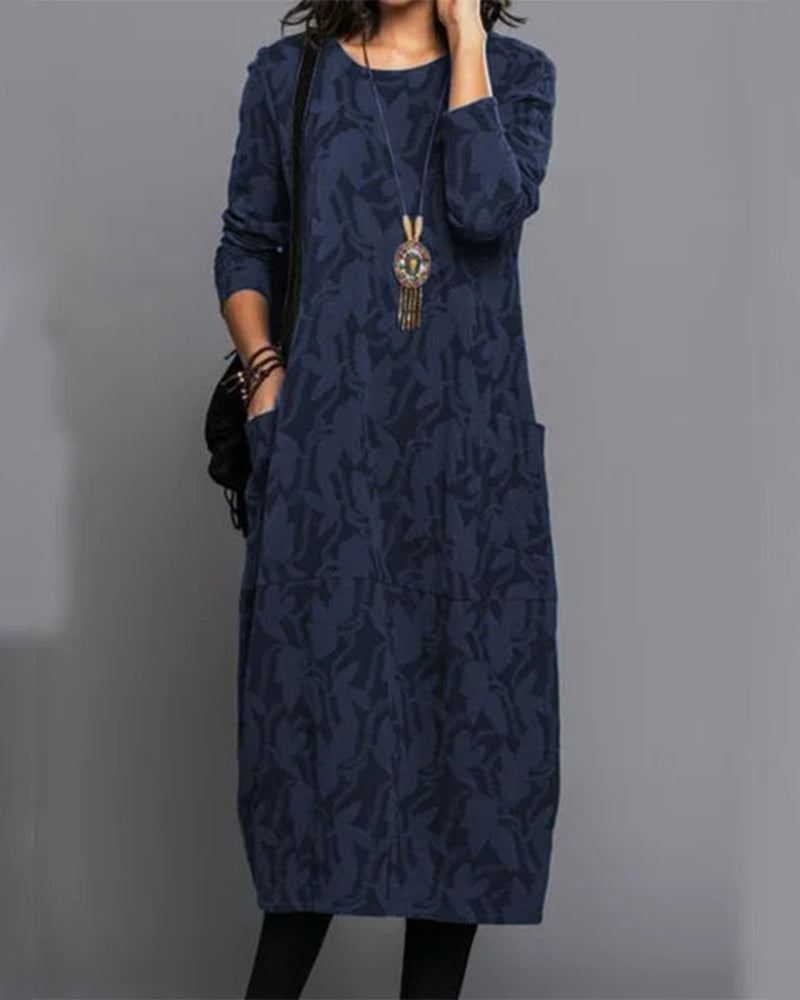 LuxeFlow Maxi Dress