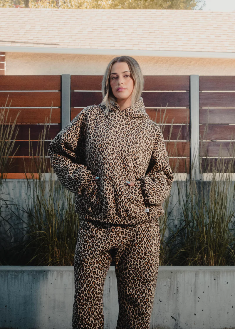 Unisex Wild Cheetah Print Hoodie