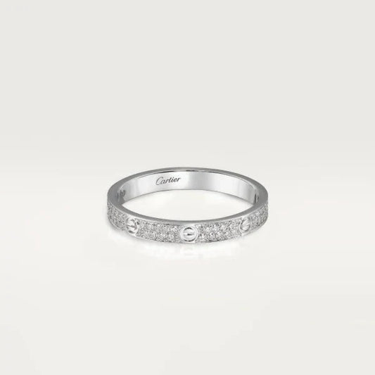 Sia Silver Diamanté Ring (fine version)