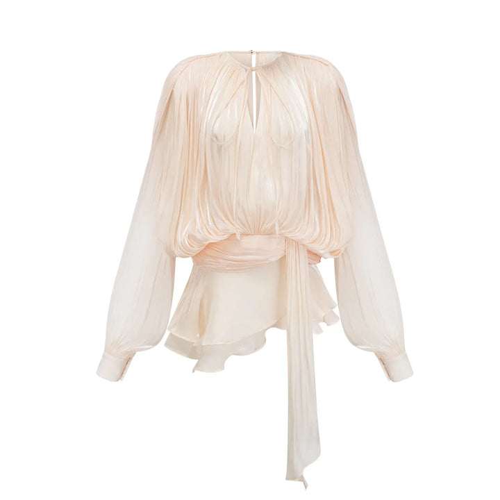 Luxe Pleat Mini Dress