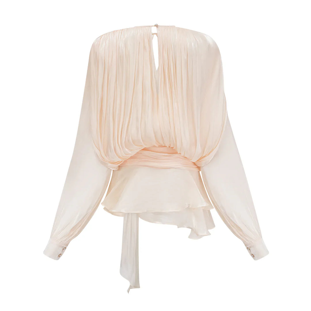 Luxe Pleat Mini Dress