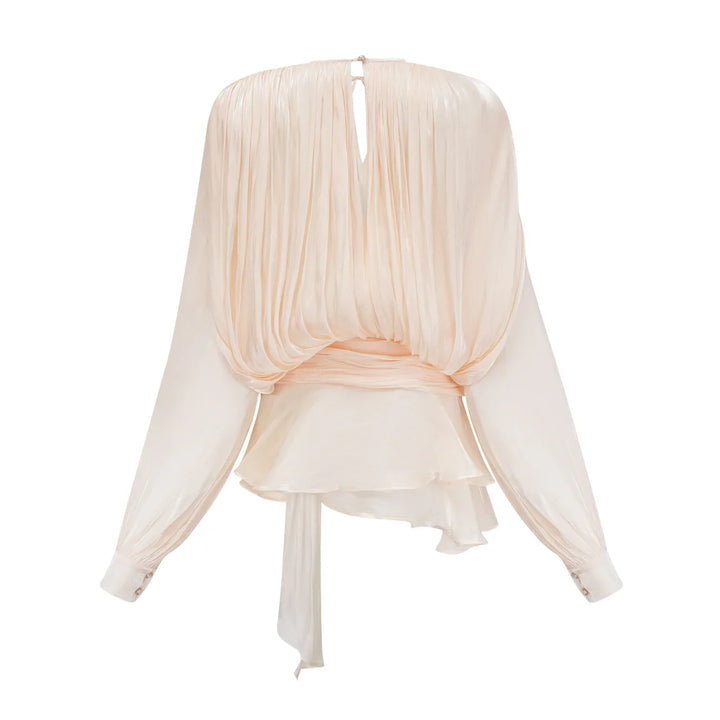 Luxe Pleat Mini Dress
