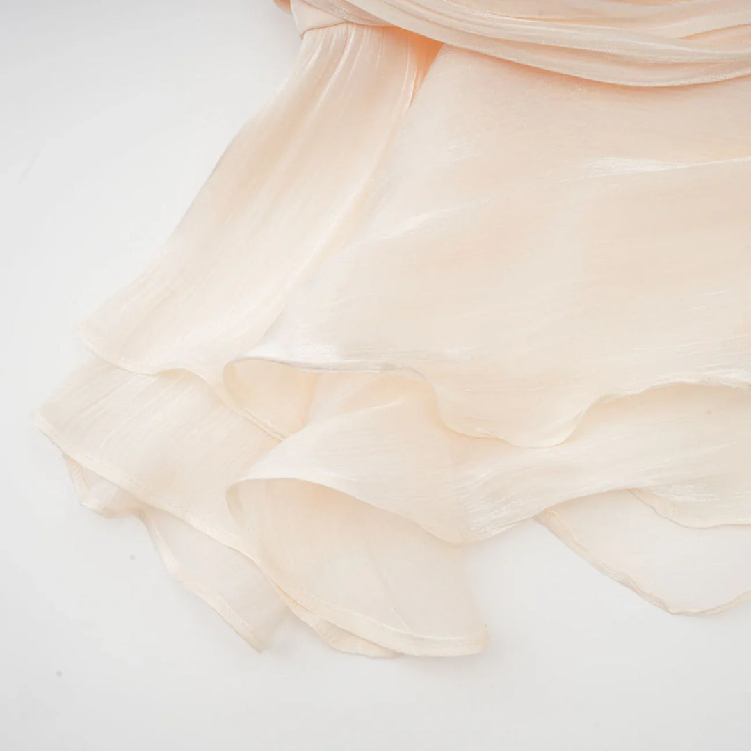 Luxe Pleat Mini Dress