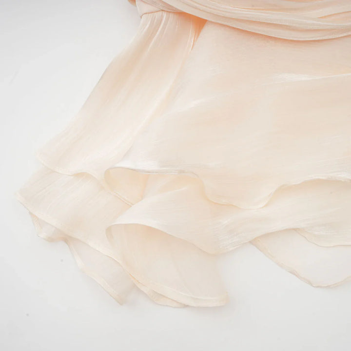 Luxe Pleat Mini Dress