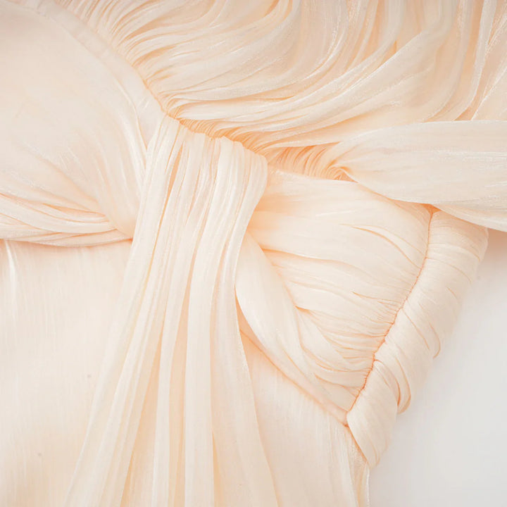 Luxe Pleat Mini Dress