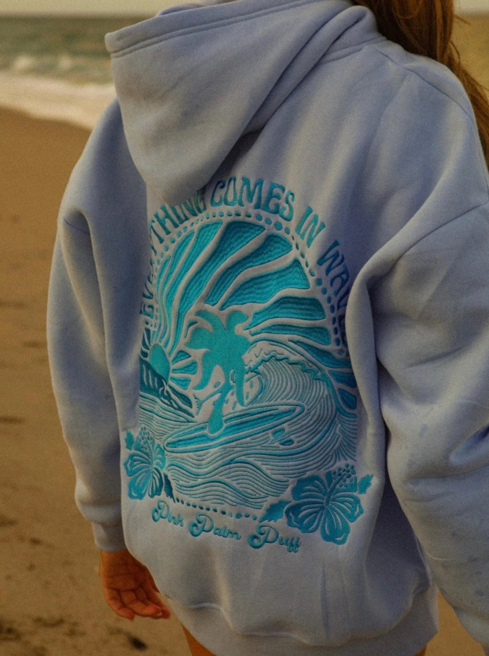 The Sun Set Waves Hoodie