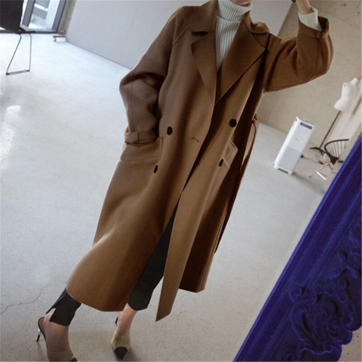 VelvetGlow Long Coat