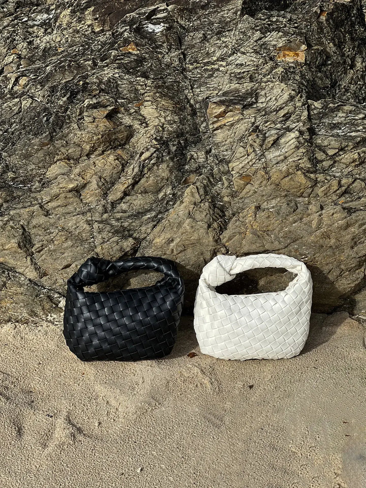 Luxe woven bag mini