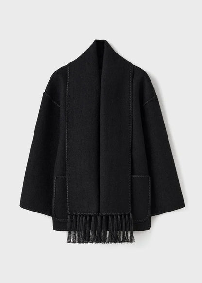 SilkLuxe Scarf Jacket