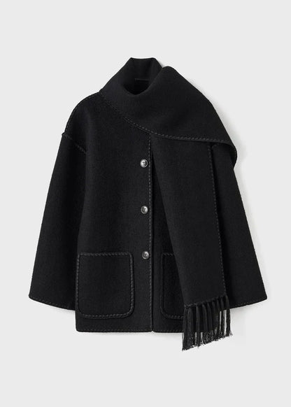 SilkLuxe Scarf Jacket