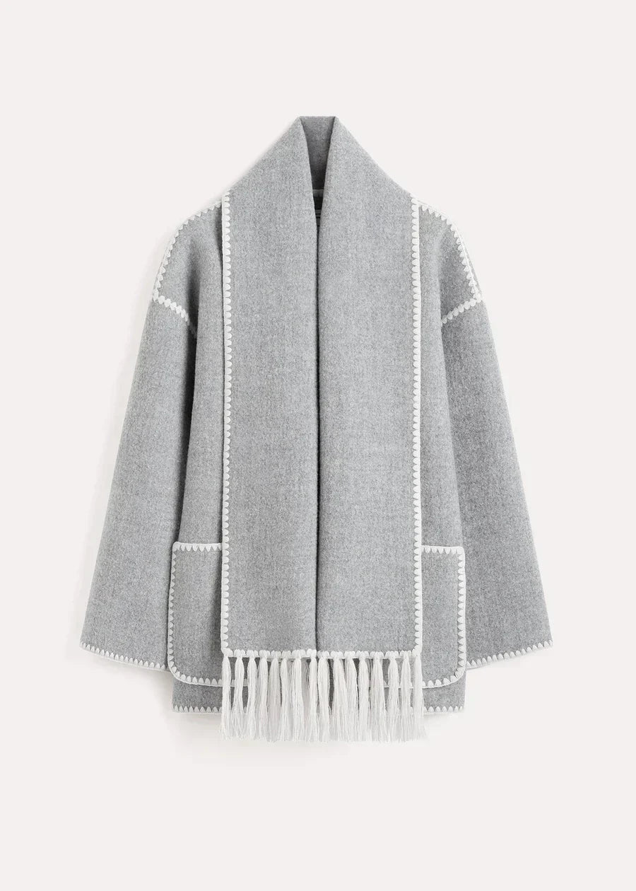 SilkLuxe Scarf Jacket