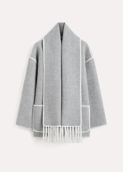 SilkLuxe Scarf Jacket