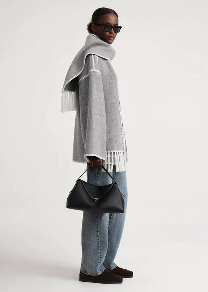 SilkLuxe Scarf Jacket