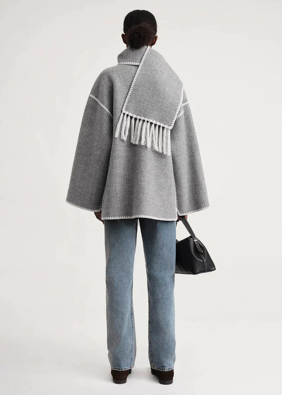SilkLuxe Scarf Jacket
