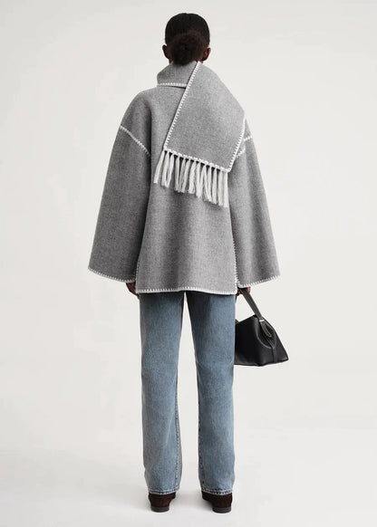 SilkLuxe Scarf Jacket