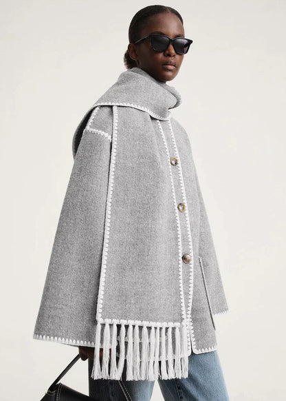 SilkLuxe Scarf Jacket