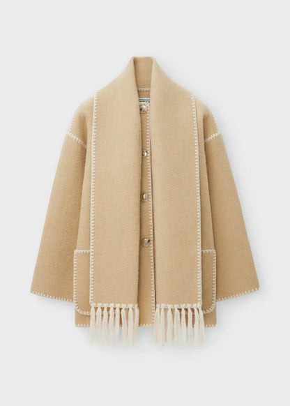 SilkLuxe Scarf Jacket