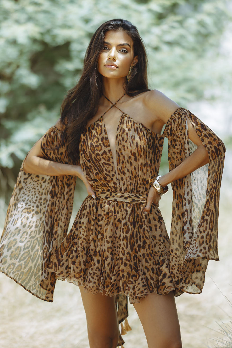 Claudia MINI DRESS - LEOPARD