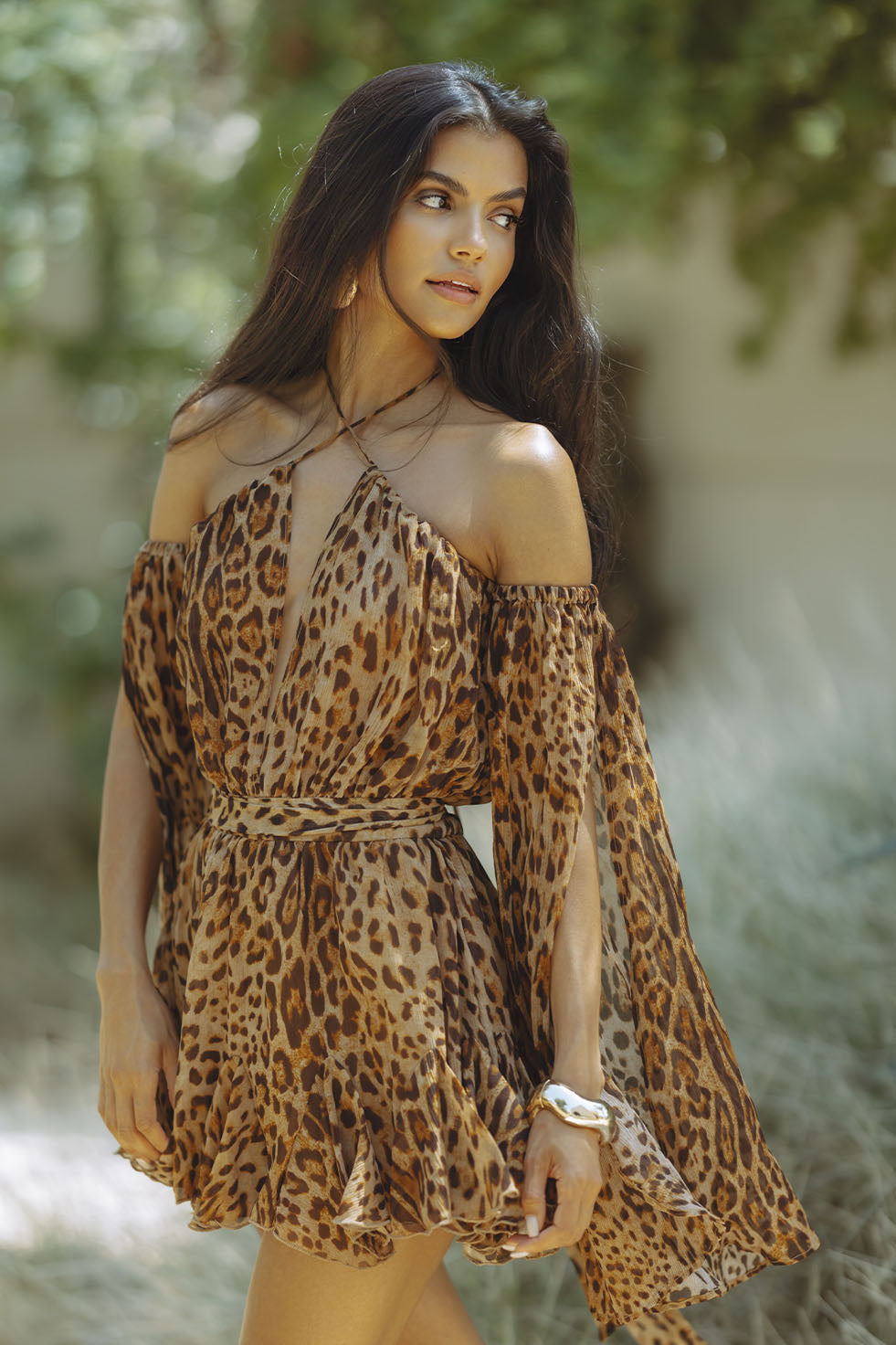 Claudia MINI DRESS - LEOPARD