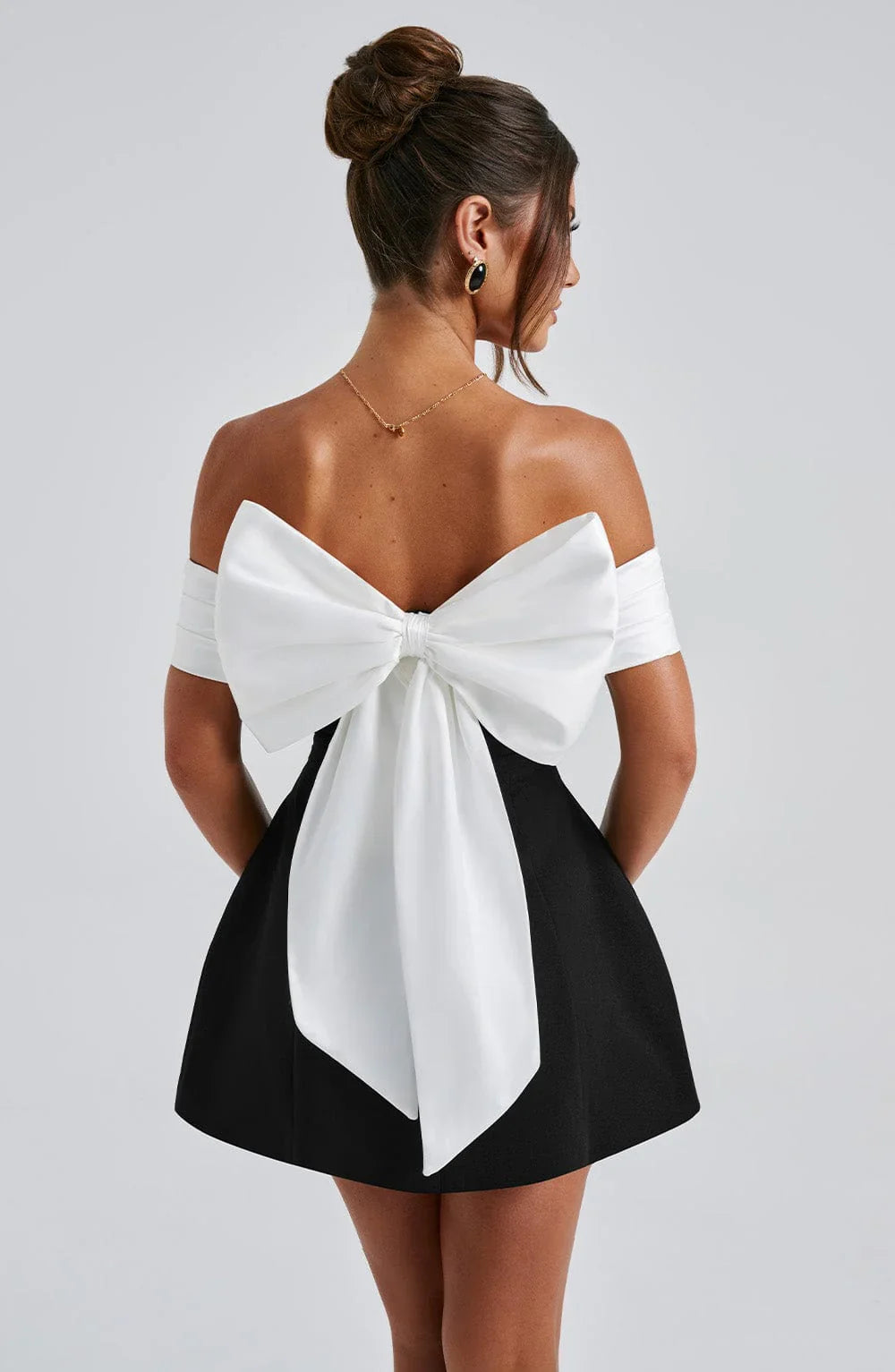 Classic Bow Mini Dress