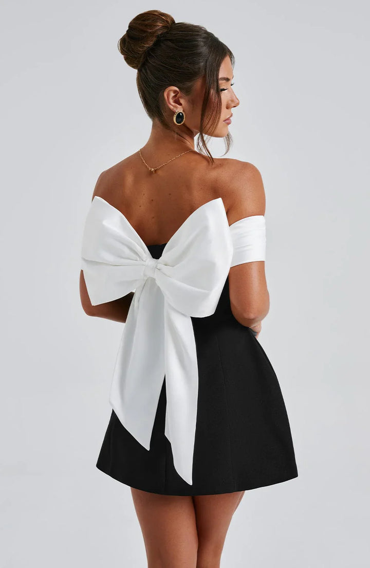 Classic Bow Mini Dress