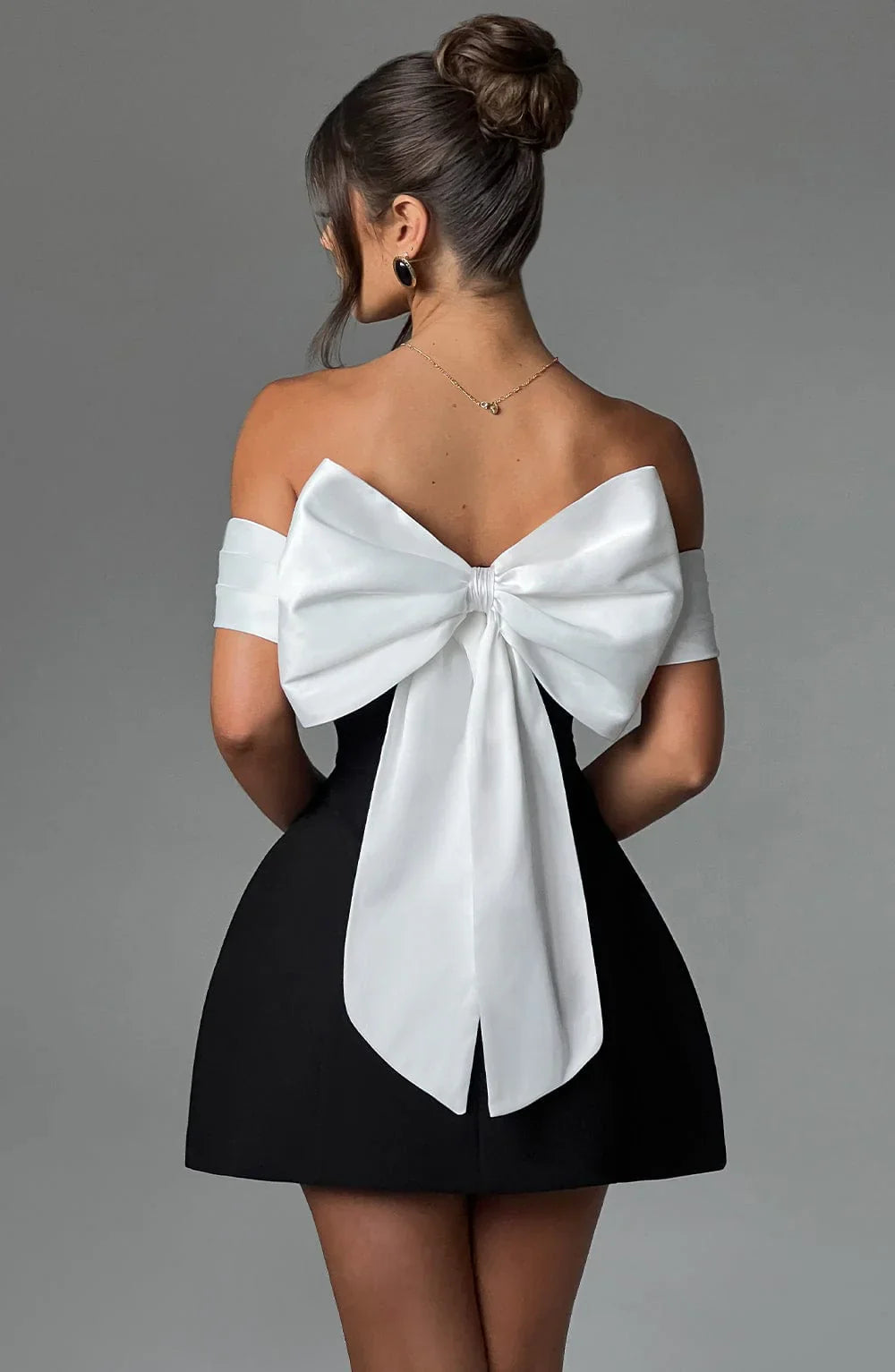 Classic Bow Mini Dress