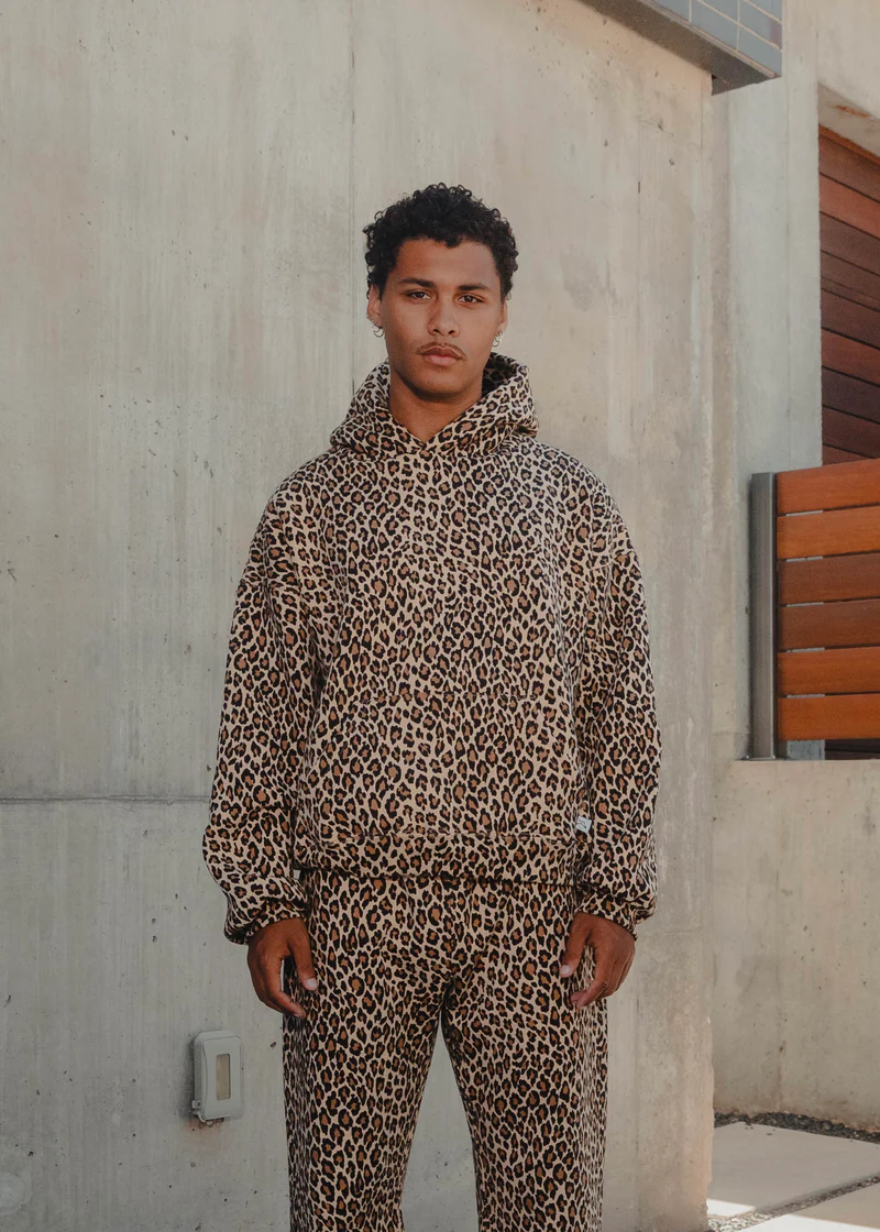 Unisex Wild Cheetah Print Hoodie