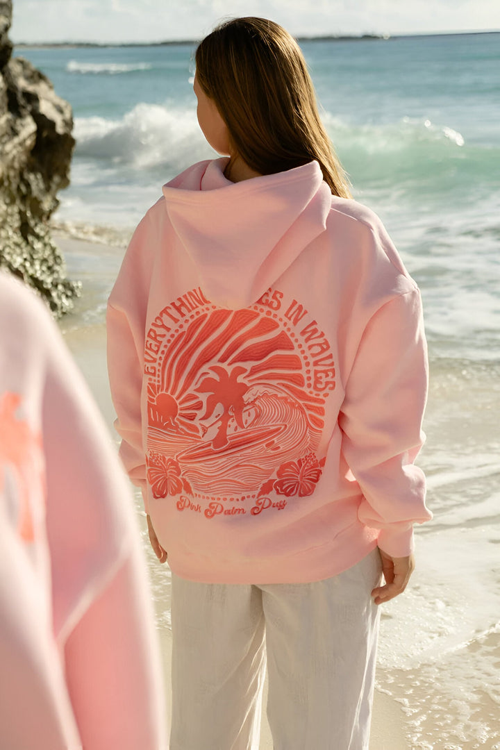 The Sun Set Waves Hoodie