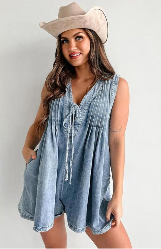 Sienna Denim Playsuit