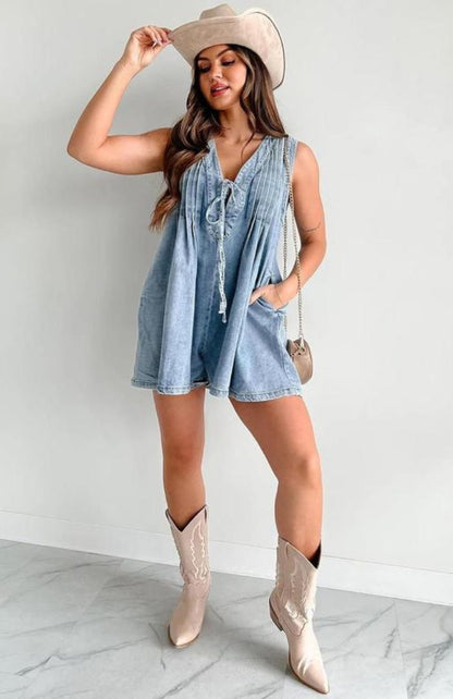 Sienna Denim Playsuit