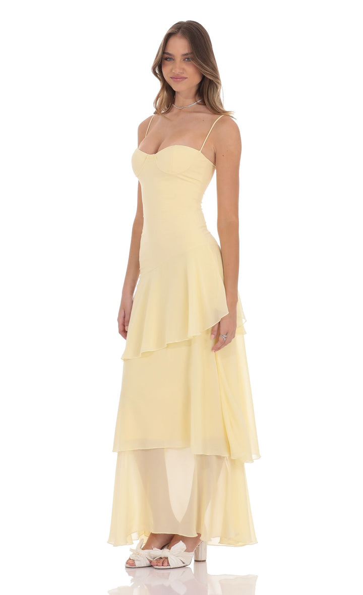 Sunset Ruffle Dress