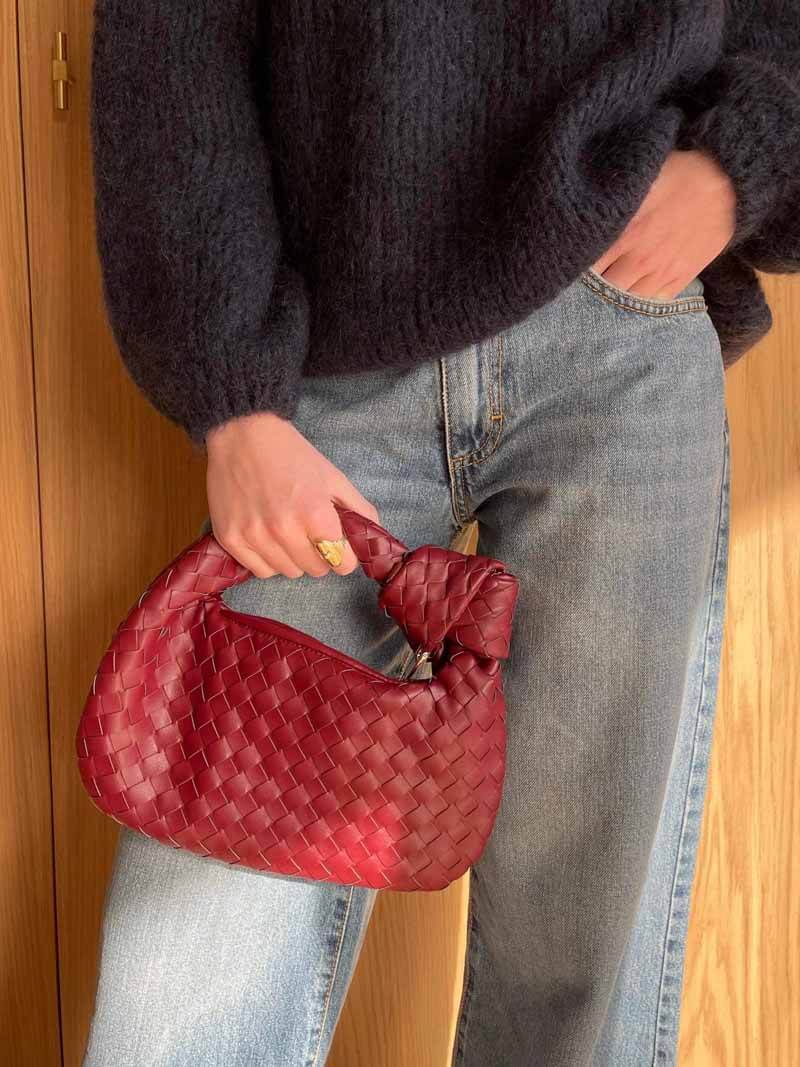 Luxe woven bag mini